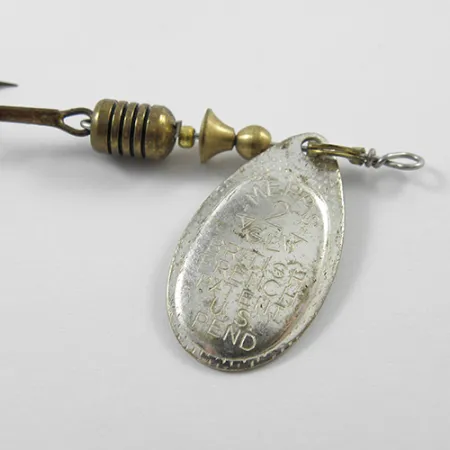 Vintage Mepps Aglia 2, 3/16oz Silver fishing spoon #1841