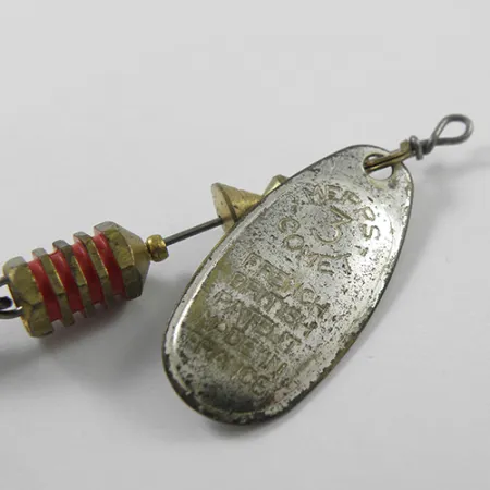 Vintage Mepps Comet 3 replaceable hook, 1/4oz Silver spinning lure #1843