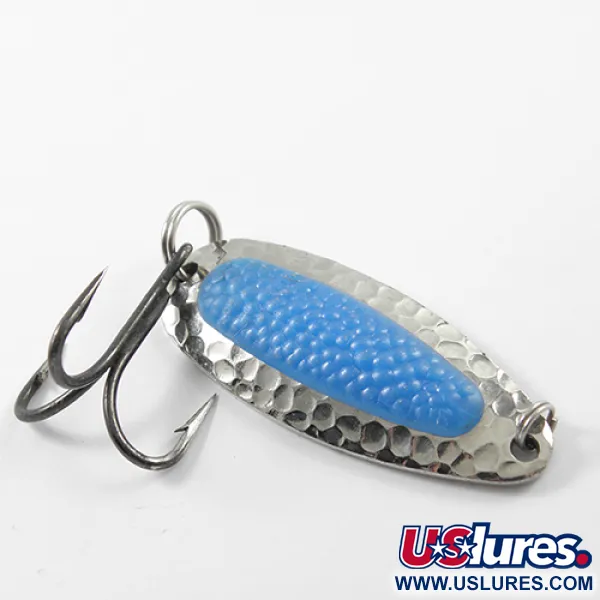Vintage   Blue Fox Pixee , 1/2oz Nickel / Blue fishing spoon #1858