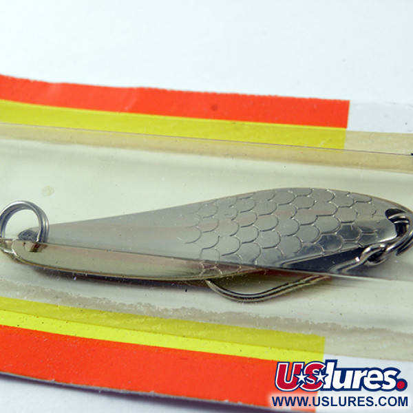  Luhr Jensen Needlefish 2, 3/32oz Nickel fishing spoon #1877