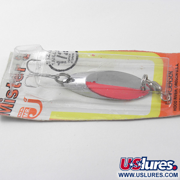  Luhr Jensen luhr jensen Mister J, 1/2oz Nickel / Red fishing spoon #1879