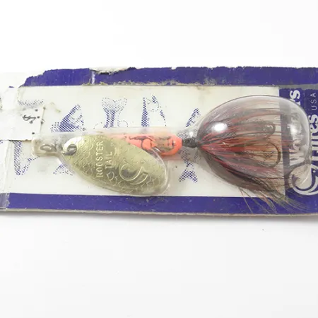 Yakima Bait Worden’s Original Rooster Tail, 3/16oz Gold / Red spinning lure #1880