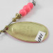 Vintage   Mepps Aglia Hot Pink 4, 1/3oz Pink / Gold spinning lure #1901
