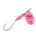 Vintage   Mepps Aglia Hot Pink 4, 1/3oz Pink / Gold spinning lure #1901