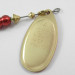   Mepps Aglia Platinum 4, 1/3oz Red / Brass spinning lure #1902