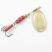   Mepps Aglia Platinum 4, 1/3oz Red Metallic spinning lure #1915