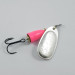 Vintage   Blue Fox Super Vibrax 4 1916, 3/8oz Silver / Pink spinning lure #1916