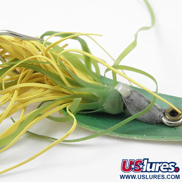 Vintage  Northland Weedless Jaw-Breaker, 1/2oz Frog Green  fishing spoon #1919