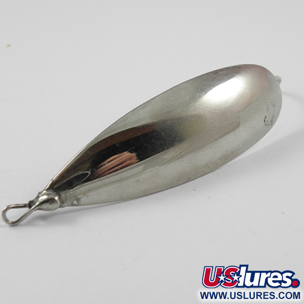 Vintage   Weedless Johnson Silver Minnow, 3/4oz Silver (Silver Plated) fishing spoon #1924