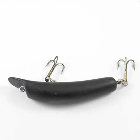 Vintage Kautzky Lazy Ike, 1/4oz Black fishing lure #1925