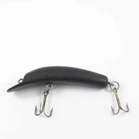 Vintage Kautzky Lazy Ike, 1/4oz Black fishing lure #1925