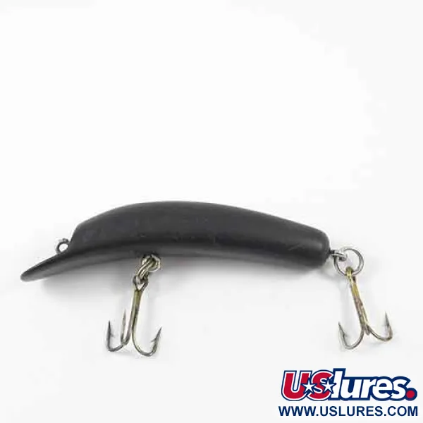 Vintage   Kautzky Lazy Ike, 1/4oz Black fishing lure #1925