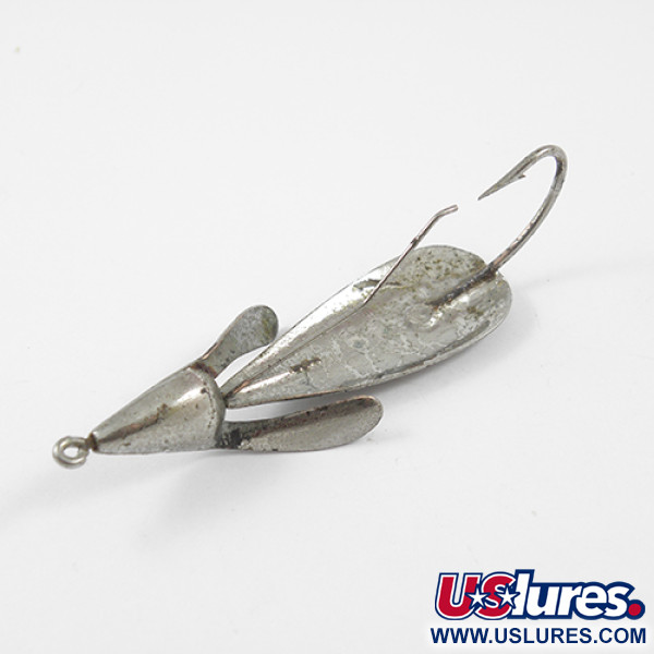 Vintage  Harrison Industries Weed Wing Jonny ONeils, 1/3oz Silver fishing spoon #1927
