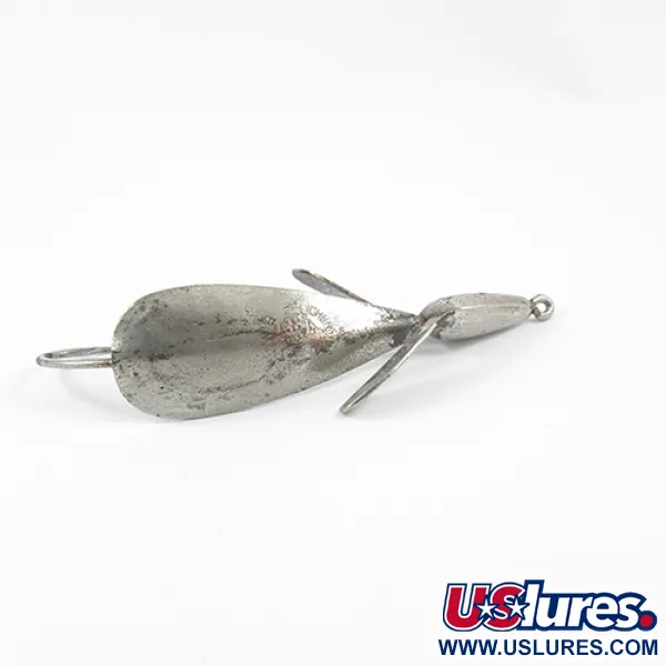 Vintage Harrison Industries Weed Wing Jonny ONeils, 1/3oz Silver fishing spoon #1927