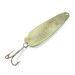 Vintage  Worth Chippewa, 2/3oz Hammered Gold / Green fishing spoon #1928