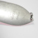 Vintage  Pro King Weedless King Spoon, 1 1/4oz Silver / Pink fishing spoon #1931