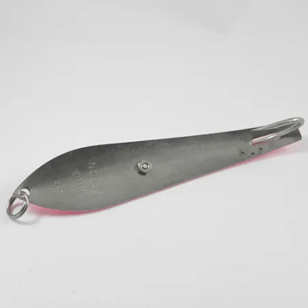 Vintage Pro King Weedless King Spoon, 1 1/4oz Silver / Pink fishing spoon #1931