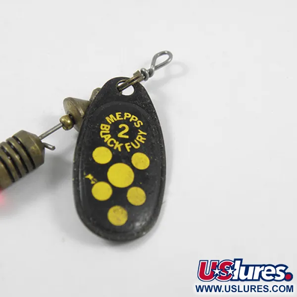 Mepps Black Fury 2 Dressed squirrel tail