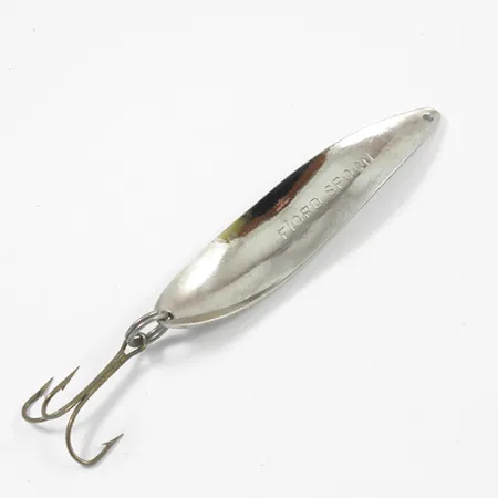 Vintage Acme Fiord Spoon, 2/3oz Nickel / Blue fishing spoon #1948