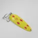 Vintage  Eppinger Dardevle, 1oz Five of diamonds (Red / Yellow / Brass) fishing spoon #1950