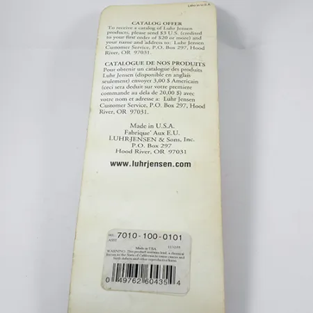 Luhr Jensen Krocodile Die #6, 2 1/4oz Nickel fishing spoon #1959