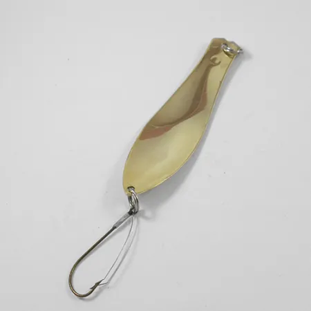 Vintage Prescott Spinner Little Doctor 275, 3/4oz Gold / Nickel fishing spoon #1960