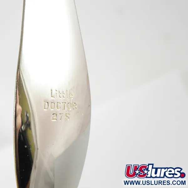 Vintage  Prescott Spinner Little Doctor 275, 3/4oz Gold / Nickel fishing spoon #1960