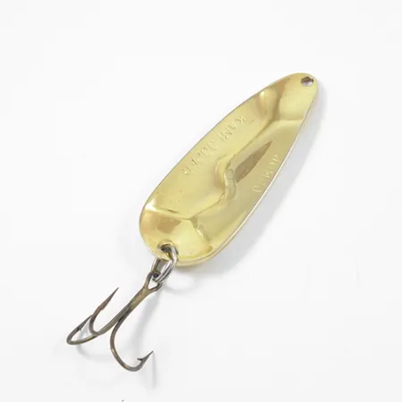 Vintage Acme Kamlooper Jumbo, 2/3oz Red / White / Nickel / Gold fishing spoon #1966