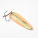 Vintage   Cabela's , 3/4oz Hammered Gold / Orange fishing spoon #1976