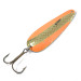 Vintage   Cabela's , 3/4oz Hammered Gold / Orange fishing spoon #1976