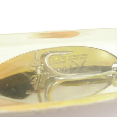 Luhr Jensen Lil' Kroc (Krocodile Stubby), 3/4oz Nickel / Red fishing spoon #1977