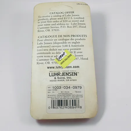 Luhr Jensen Krocodile Die #5, 3/4oz Fire Tiger fishing spoon #1978