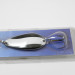   Blue Fox Strobe Tear Drop Spoon, 2/5oz Black / White fishing spoon #1979