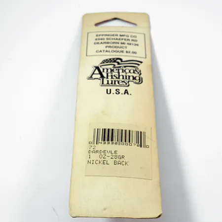 Eppinger Dardevle, 1oz Fluorescent Green / Yellow fishing spoon #1980