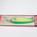  Eppinger Dardevle, 1oz Fluorescent Green / Yellow fishing spoon #1980