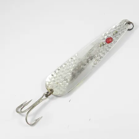 Vintage Eppinger Red Eye Evil Eye, 2/3oz Silver (Silver plated) / Red / Yellow fishing spoon #1981