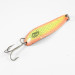 Vintage  Eppinger Dardevle Cop-E-Cat 7400, 1/2oz Yellow / Orange / Nickel fishing spoon #1982