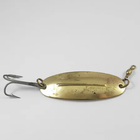Vintage Williams Wabler, 1/2oz Gold fishing spoon #1987
