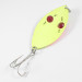 Vintage  Eppinger Red Eye Wiggler, 1oz Yellow / Orange / Nickel fishing spoon #1990