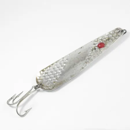 Vintage Eppinger Red Eye Evil Eye, 2/3oz Silver (Silver plated) / Red / Yellow fishing spoon #1994