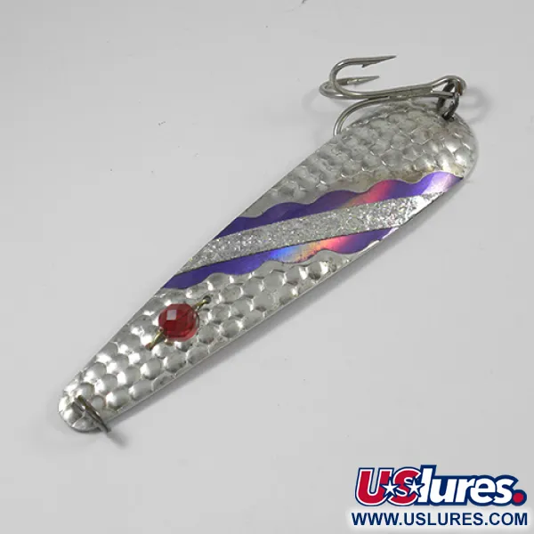 Vintage  Eppinger Red Eye Evil Eye, 2/3oz Silver (Silver plated) / Red / Yellow fishing spoon #1994
