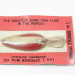  Eppinger Dardevle Spinnie, 1/3oz Red / White fishing spoon #2002