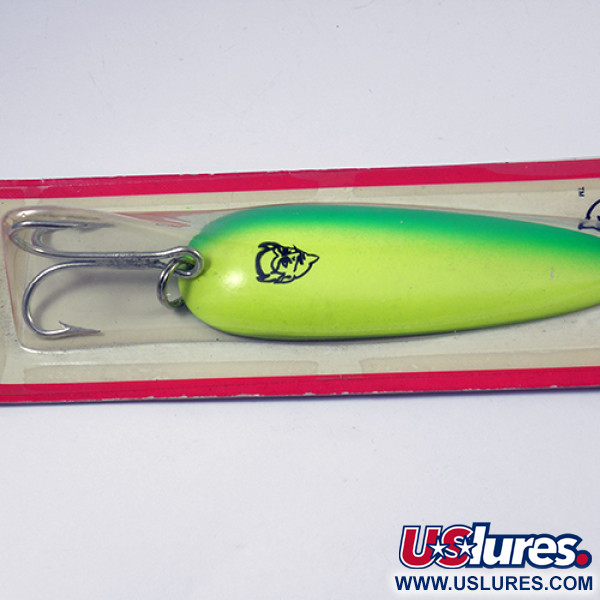  Eppinger Dardevle, 1oz Fluorescent Yellow / Green fishing spoon #2004