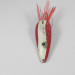 Vintage  Eppinger Weedless Dardevle Imp, 2/5oz Red / White / Nickel fishing spoon #2010