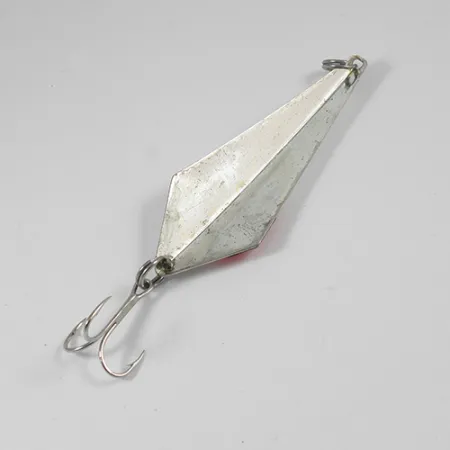 Vintage Rebel ArrowHead, 3/5oz Silver (Silver Plated) / Red fishing spoon #2011