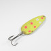 Vintage  Eppinger Dardevle Dardevlet, 3/4oz Fluorescent Yellow / Red fishing spoon #2014