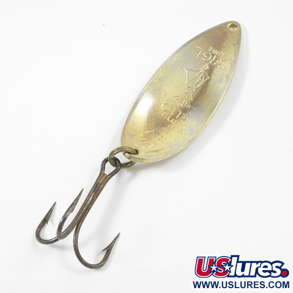 Vintage  Seneca Little Cleo (Hula Girl), 3/4oz Gold fishing spoon #2025