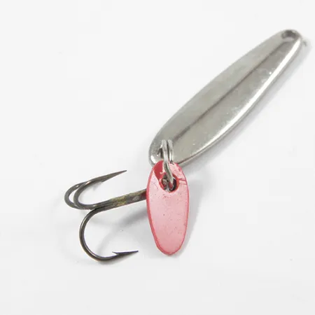 Vintage Bay de Noc Swedish pimple, 1/16oz Nickel fishing spoon #2040