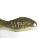 Vintage   Al's gold fish, 1/4oz Yellow / Red / Gold fishing spoon #2041