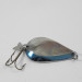 Vintage  Acme K.O. Wobbler, 3/4oz Nickel / Blue fishing spoon #2045